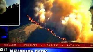preview picture of video 'Newbury Park Fire & Camarillo Springs Fire 05/02/2013'