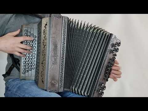 Steirische Harmonika Schmidt Rustikal Silbereiche BEsAsDes