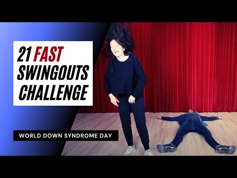 Can We Do it? 21 Fast Swing Outs (240 BPM) Dance Challenge - World Down Syndrome Day