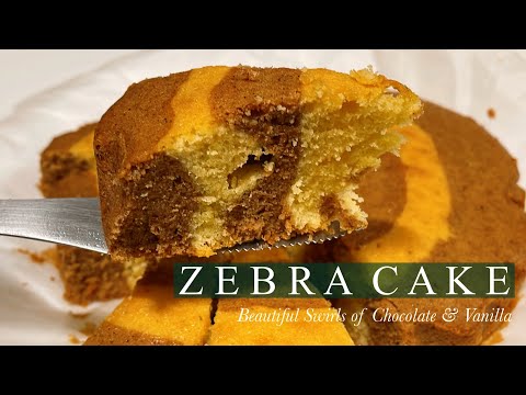 Easy Zebra Cake Recipe | Get The Perfect Stripes | The Recipe Garden