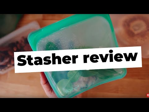 STASHER BAG REVIEW • REUSABLE SILICONE BAG FOR ZERO WASTE