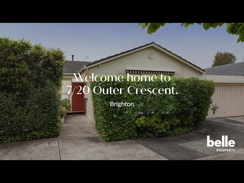 7/20 Outer Crescent, Brighton, VIC 3186, 2 Schlafzimmer, 1 Badezimmer, Unit