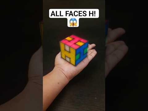 Rubik’s Cube H Pattern 🔥 #rubikscube #shortsfeed #shorts #viral #trending
