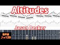 【TAB】Jason Becker - Altitudes Sweep Arpeggios part【Technical Guitar】
