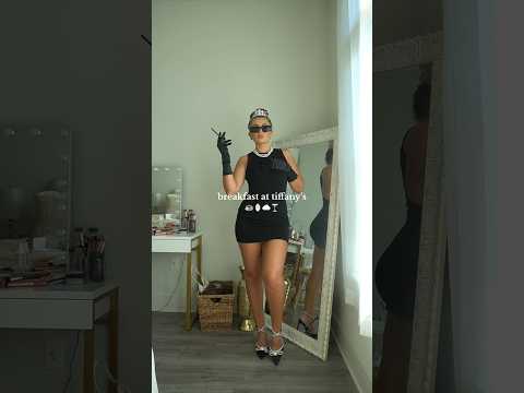 Easy Halloween outfit idea!!! Holly Golightly from Breakfast at Tiffany’s #halloween2023