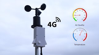 DIY 4G Air Quality and Environment Monitor - Record Data Anywhere