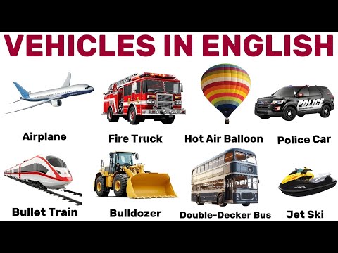Vehicles in English 🚗🚒✈️ | Learn Transportation Vocabulary for Beginners