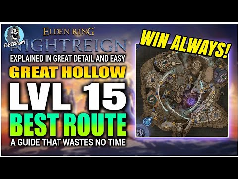 BEST ROUTE Great Hollow EASY LVL 15 DETAILED GUIDE | Nightreign Forsaken Hollows