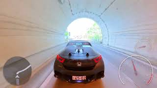 a casual touge ride through lake miyagaseko toward yamabiko-ohashi bridge