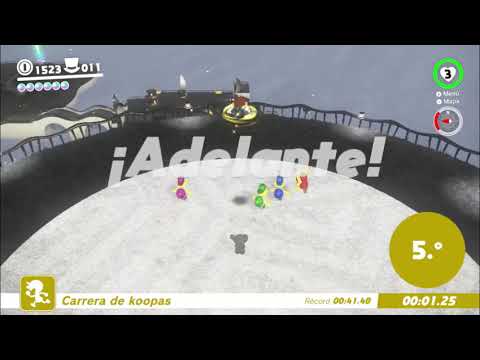 Super Mario Odyssey Carrera En El Reino Sombrero