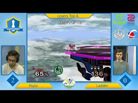 Salty Arena Cup Melee #1 [NTSC] - Losers Quarter - Psylo (Falco) vs Ladder (Marth)