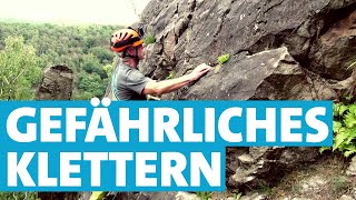 Was Klettern im Morgenbachtal bei Trechtingshausen so gefährlich macht