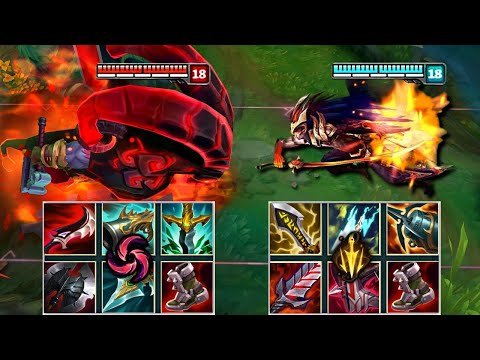 LETHALITY ORNN vs YASUO FULL BUILD FIGHTS & Best Moments!