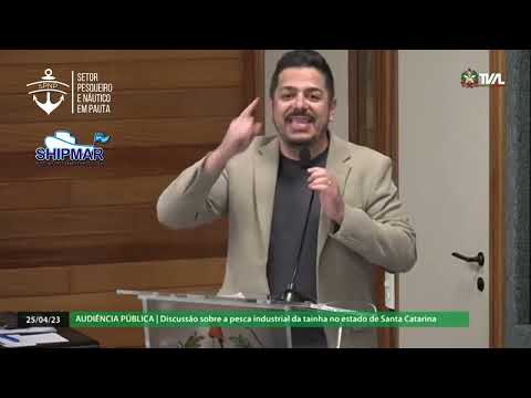 Corte Audiência pública ALESC 25/04/23 - Cota Tainha - Participação Luizinho Américo