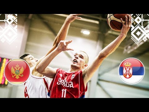 Montenegro v Serbia - Full Game - FIBA U18 European Championship 2018