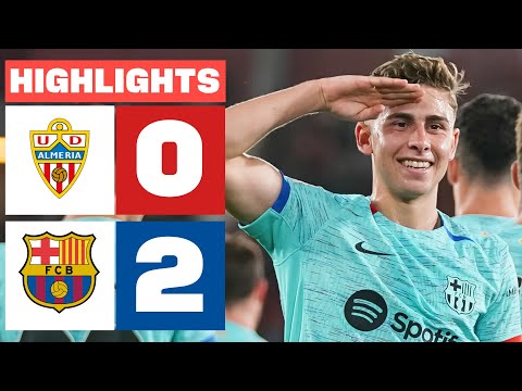 Resumen de Almería vs Barcelona Matchday 36