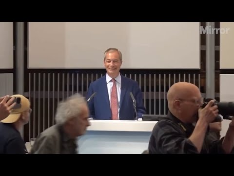 nigel farage calling a heckler boring
