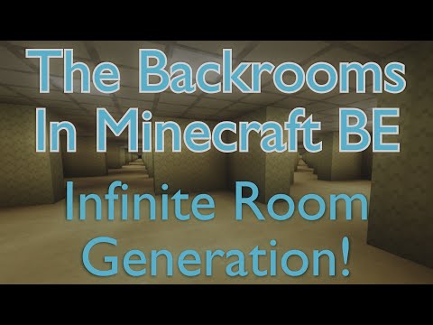 MACHINE_BUILDER - The Backroom In Minecraft Bedrock Edition (Infinite dungeon generation!)