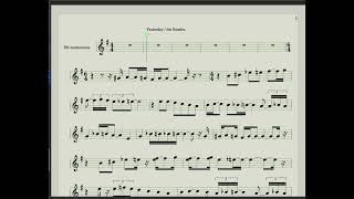 Yesterday /the Beatles /Kenny G /backing track/karaoke