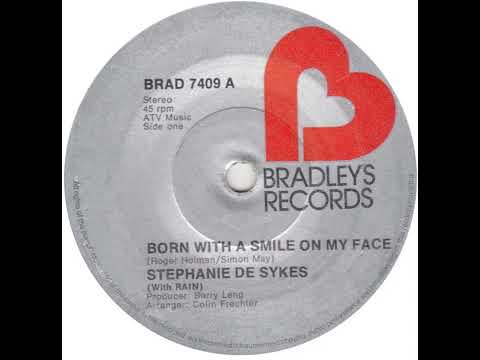 UK New Entry 1974 (156) Stephanie De Sykes (With Rain) - Born With A Smile On My Face