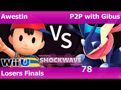 SW Plano 78 - Awestin (Ness) vs P2P with Gibus (Greninja) Losers Finals - Smash 4