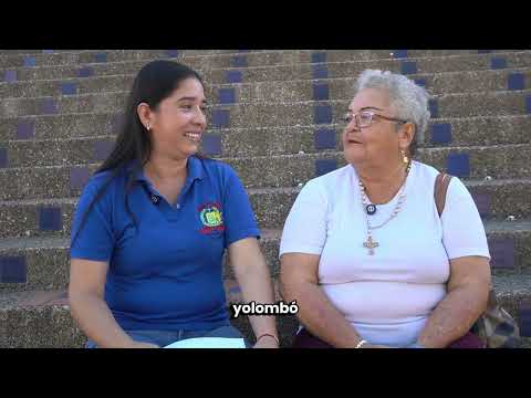 Parque de Yolombó donde se teje una historia