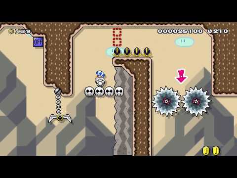 [SMM2] Brittle Bone Bunker