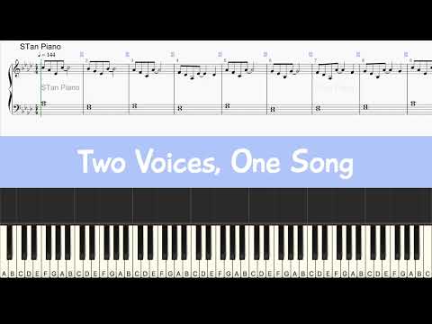 Two Voices, One Song - Barbie & The Diamond Castle - Piano