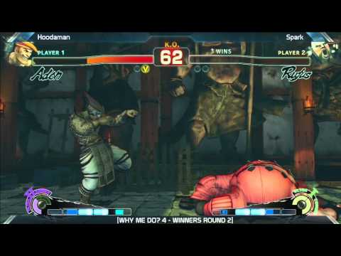 SSF4: Hoodaman vs Spark - Why Me Dojo? 4