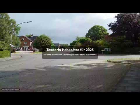 Tasdorfs Hebesätze für 2025 - Gewerbesteuer News
