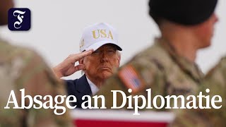 Trump droht dem Iran: Führung und Militär werden zerstört