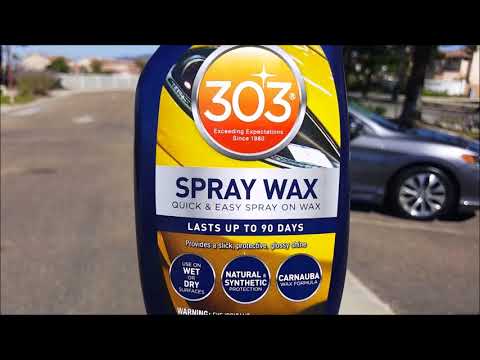 [Review and Demo] 303 Spray Wax- New 2017 Formula - No Streak