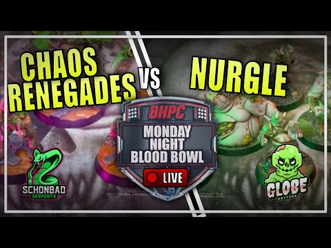 🔴 NURGLE vs CHAOS RENEGADES - SEVENS SUPER SERIES! LIVE Blood Bowl - Monday Night Blood Bowl!