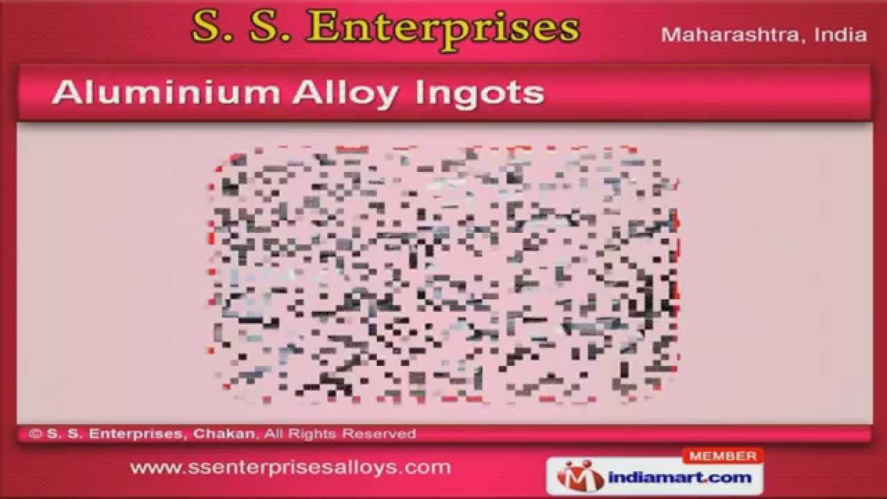 Aluminium Alloy Ingots by S. S. Enterprises Chakan Pune