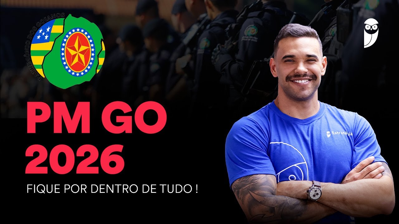 PM GO - Concurso previsto para 2026