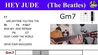 Hey Jude by The Beatles - Guitar Chords and Lyrics Tutorial with Demo and Vocal Parts @TeacherBob