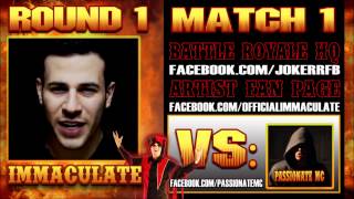 Immaculate - "I Got You Here" (Passionate MC Diss) The Jokerr's IDYTDM Battle Royale 2012