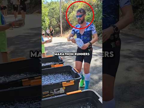 The Last Runner Knew a Secret Cooling Trick #shorts