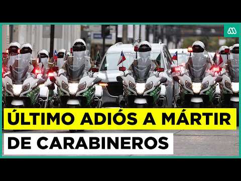 Último adiós a mártir de Carabineros: Emotiva despedida al suboficial Jaime Urrea en Los Ángeles