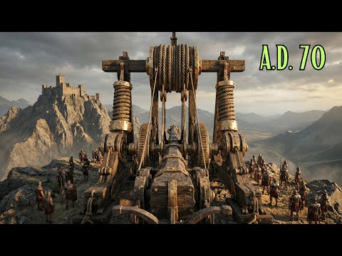 80,000 lb Roman Ballista Destroys a Mountain Fortress | 1st Century Warfare