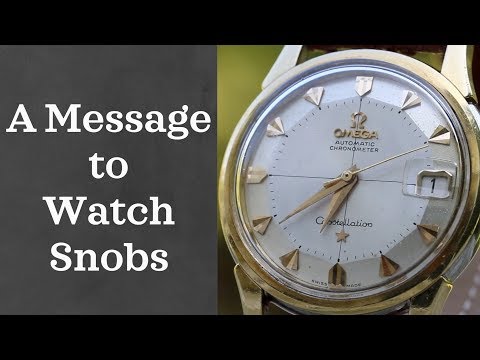 A Message to Watch Snobs... (2018)