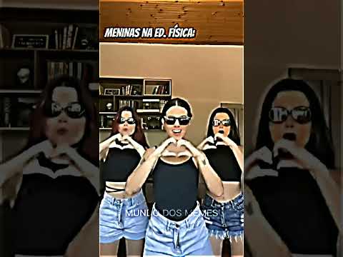 MENINAS NA ED. FÍSICA VS MENINOS NA ED. FÍSICA #shorts #edit #futebol