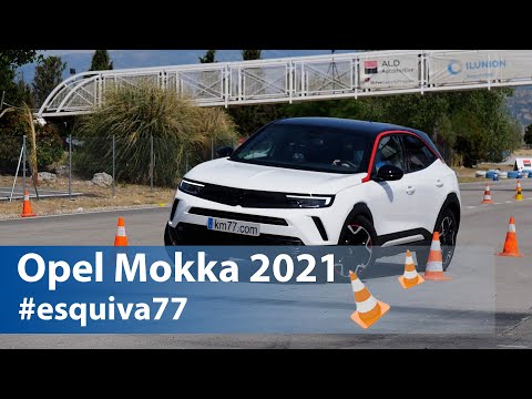 Opel Mokka 2021 – Maniobra de esquiva ( Moose test) y eslalon | km77.com