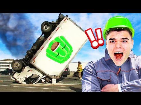 I CRASHED My JELLY Delivery Truck... (Euro Truck Simulator)