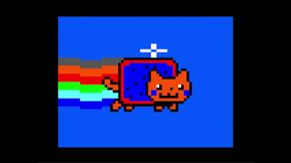 Nyan Cat (demo) for the TRS-80 CoCo