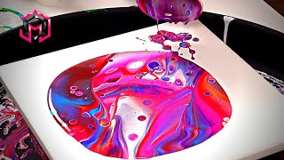 BALANCE and SYMMETRY Flip Cup Acrylic Pouring and Fluid Art Therapy