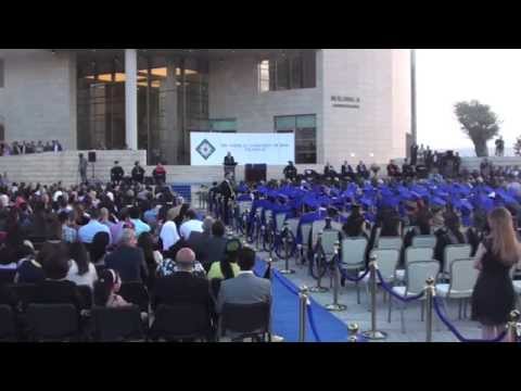 Barham Salih delivers speech at AUIS's 2014 commencement ceremony
