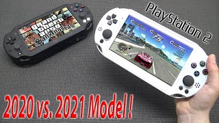 PS2 Portable Comparison Old 2020 vs. New 2021 Model