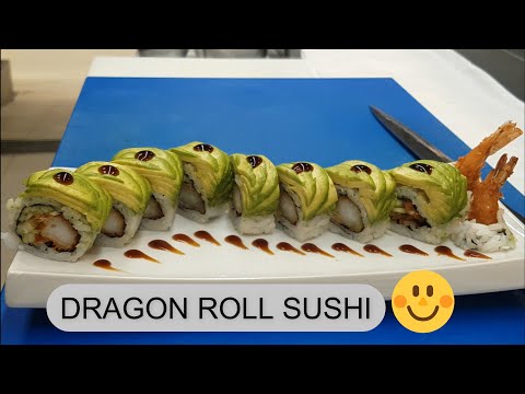 Avocado Dragon Roll Sushi II Tempura Sushi Recipe