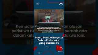 Suara Bergetar Ferdy Sambo saat Bahas Rudapaksa yang Dialami Putri Candrawathi